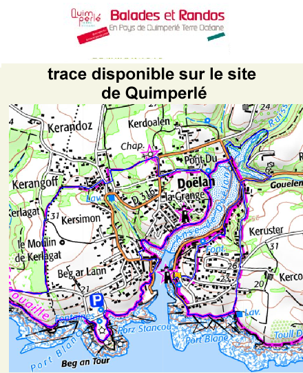 accs  la trace GPS de la randonne