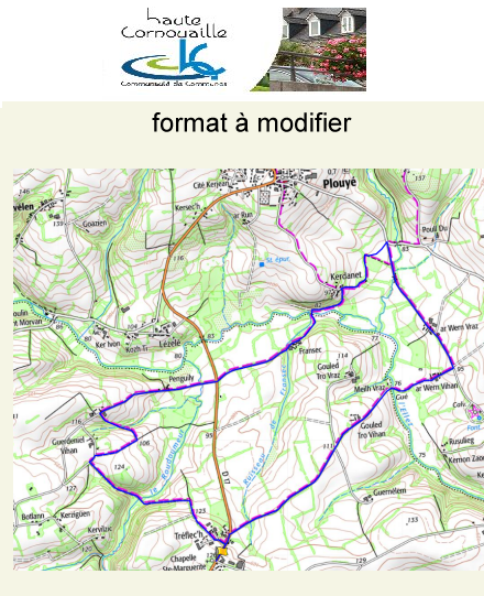 accs  la trace GPS de la randonne