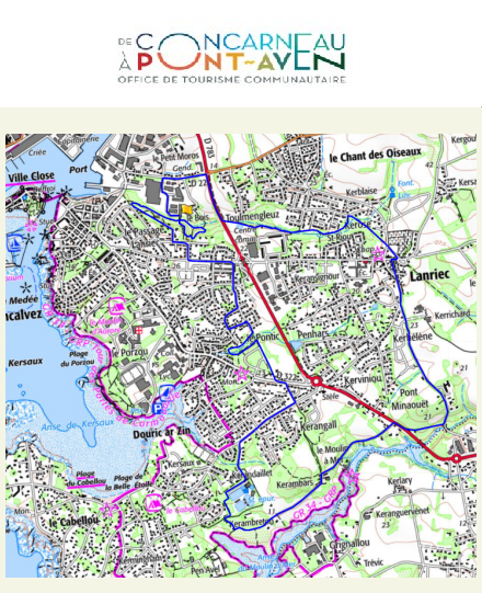 accs  la trace GPS de la randonne