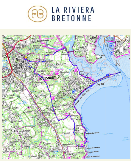 accs  la trace GPS de la randonne