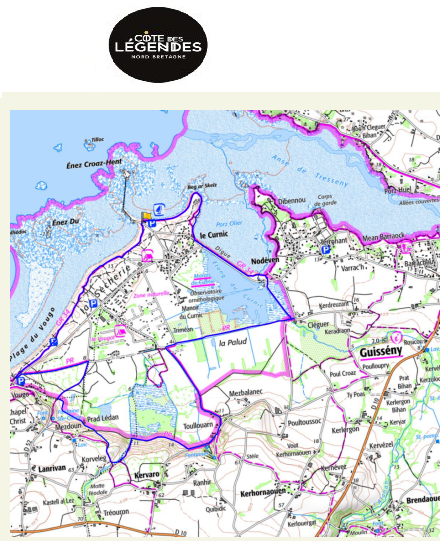 accs  la trace GPS de la randonne