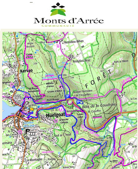 accs  la trace GPS de la randonne