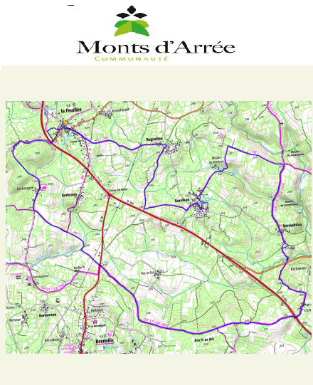 accs  la trace GPS de la randonne