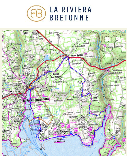 accs  la trace GPS de la randonne