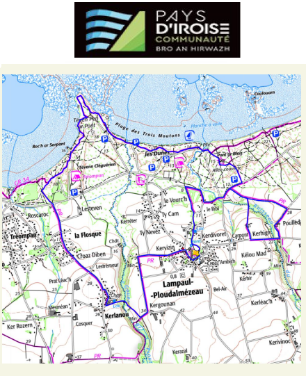accs  la trace GPS de la randonne
