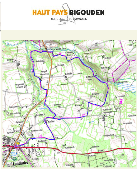 accs  la trace GPS de la randonne