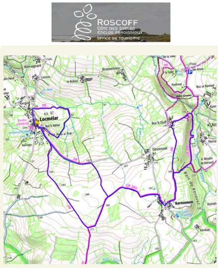 accs  la trace GPS de la randonne