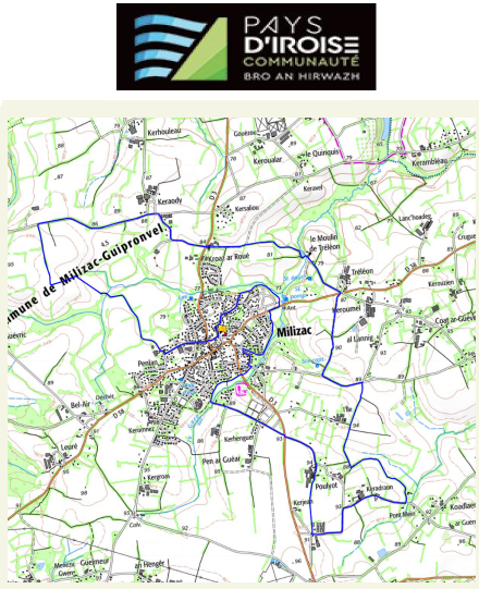 accs  la trace GPS de la randonne