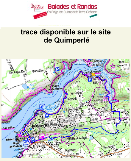 accs  la trace GPS de la randonne