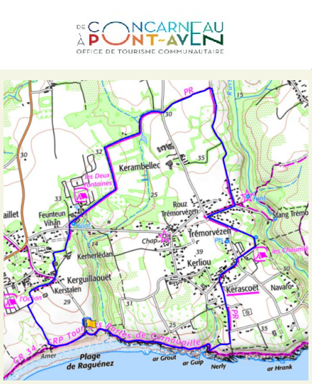 accs  la trace GPS de la randonne