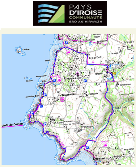 accs  la trace GPS de la randonne