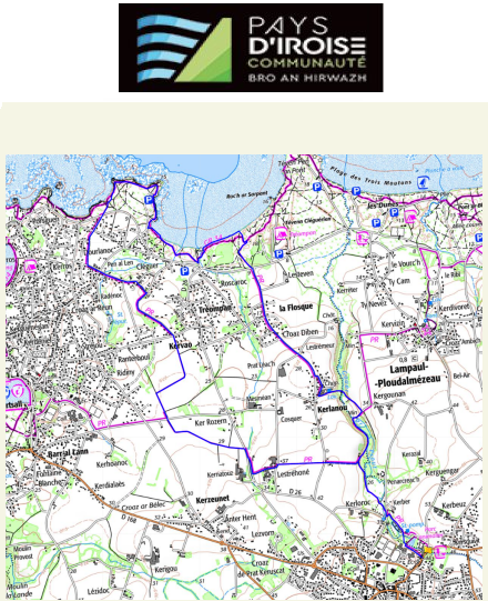 accs  la trace GPS de la randonne