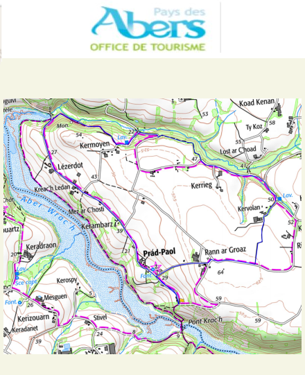 accs  la trace GPS de la randonne
