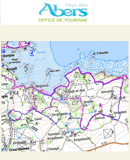 accs  la trace GPS de la randonne