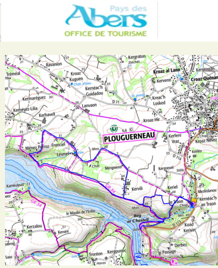 accs  la trace GPS de la randonne