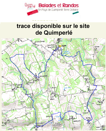 accs  la trace GPS de la randonne