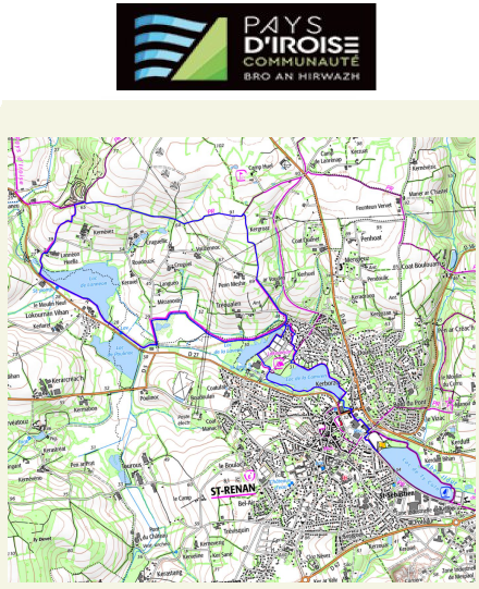 accs  la trace GPS de la randonne