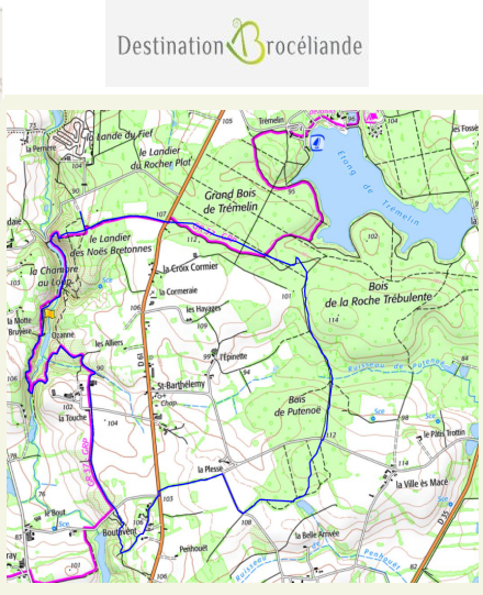 accs  la trace GPS de la randonne