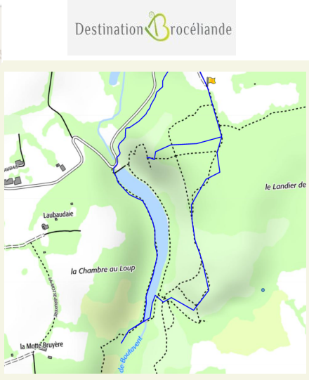 accs  la trace GPS de la randonne
