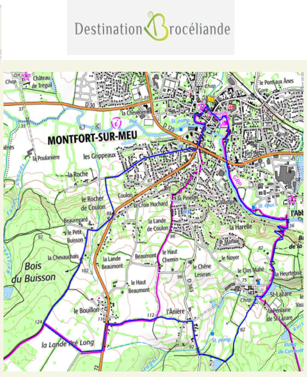accs  la trace GPS de la randonne