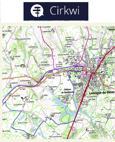 accs  la trace GPS de la randonne