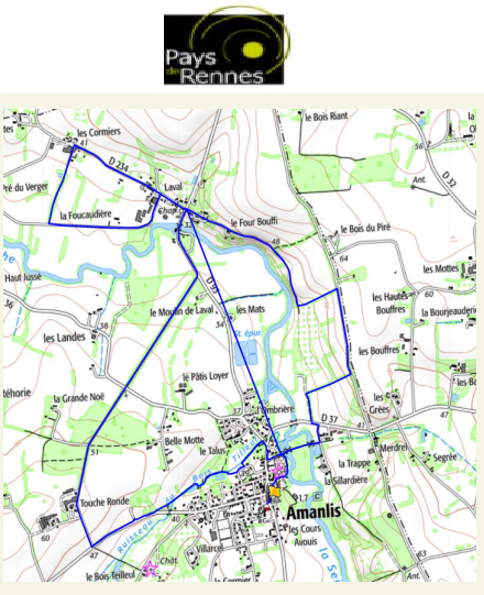 accs  la trace GPS de la randonne