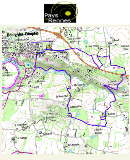 accs  la trace GPS de la randonne