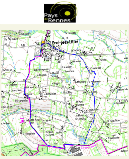 accs  la trace GPS de la randonne