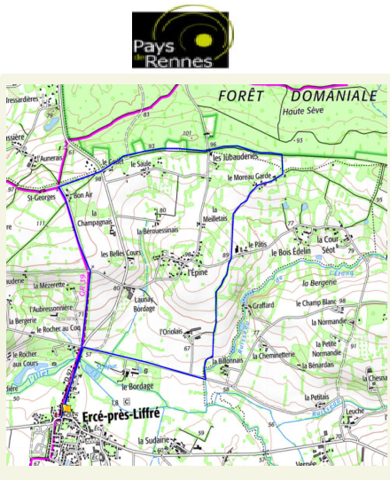 accs  la trace GPS de la randonne