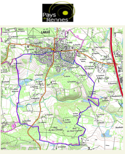 accs  la trace GPS de la randonne