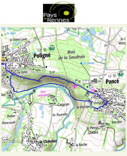 accs  la trace GPS de la randonne