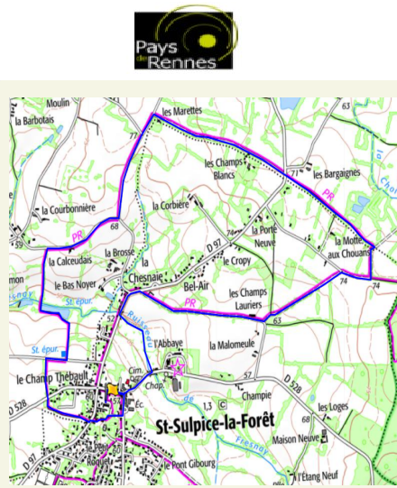 accs  la trace GPS de la randonne