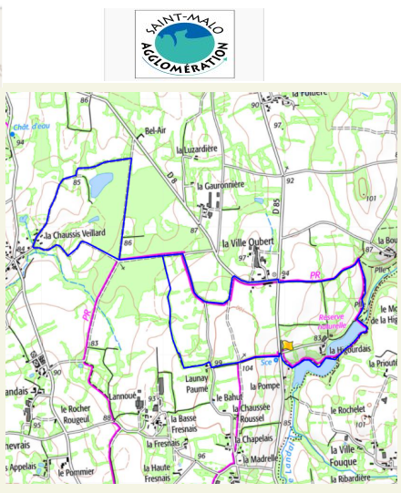 accs  la trace GPS de la randonne