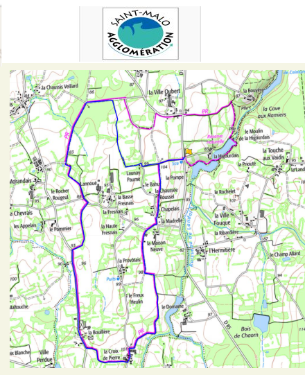 accs  la trace GPS de la randonne