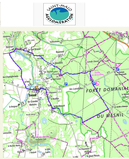 accs  la trace GPS de la randonne