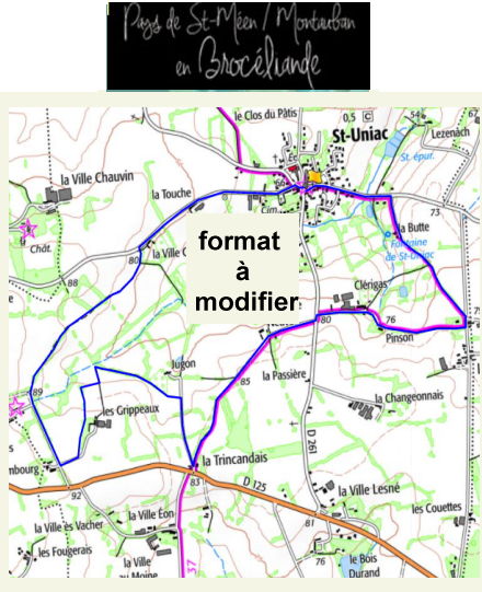 accs  la trace GPS de la randonne