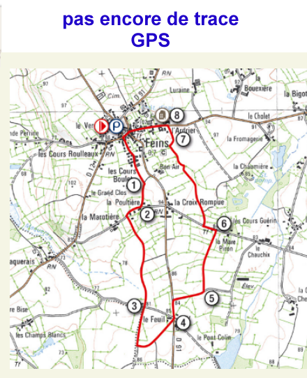accs  la trace GPS de la randonne