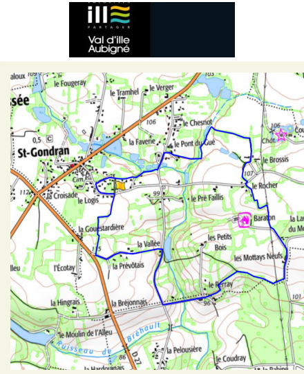 accs  la trace GPS de la randonne