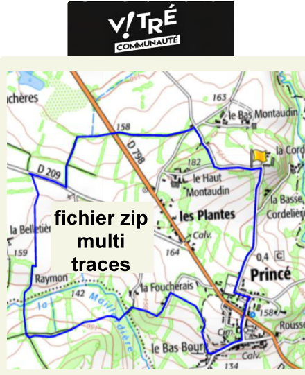accs  la trace GPS de la randonne