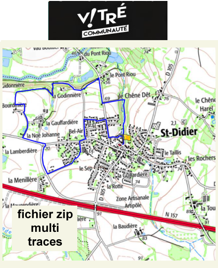 accs  la trace GPS de la randonne